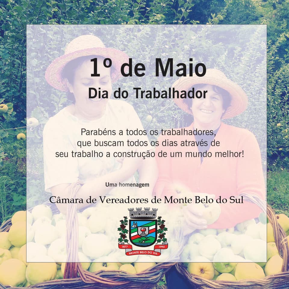 1º de Maio – Dia do Trabalhador