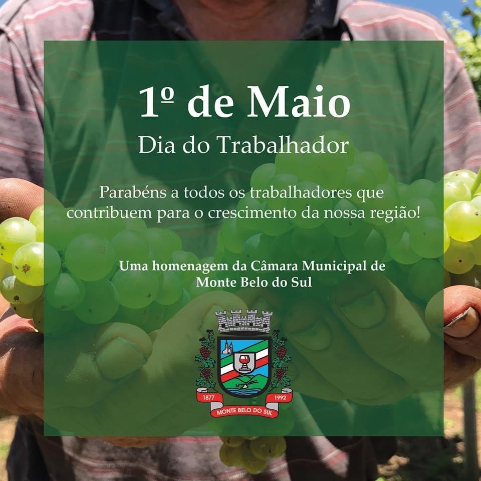 1º de Maio, dia do Trabalhado