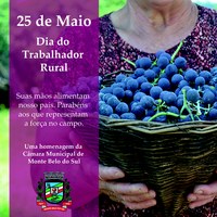 25 de Maio - Dia do Trabalhador Rural