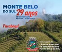 29 anos de emancipação política Monte Belo do Sul 