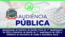 Audiência pública apresentará Relatório de Gestão do 1° Quadrimestre de 2020