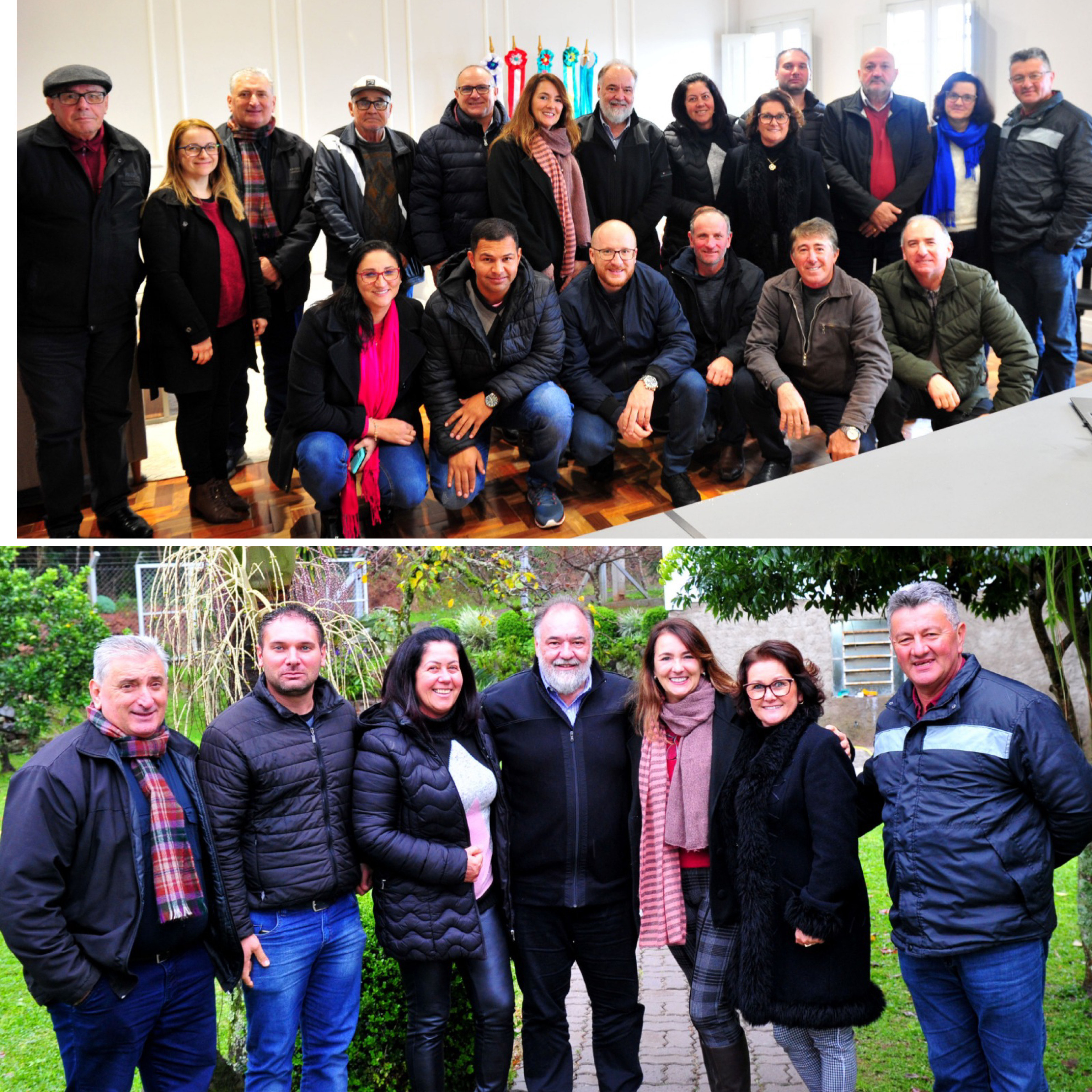 Autoridades recebem deputado Carlos Búrigo em Monte Belo do Sul 