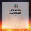 Câmara de Vereadores realiza Sessão Ordinária, na terça-feira, 05 de dezembro