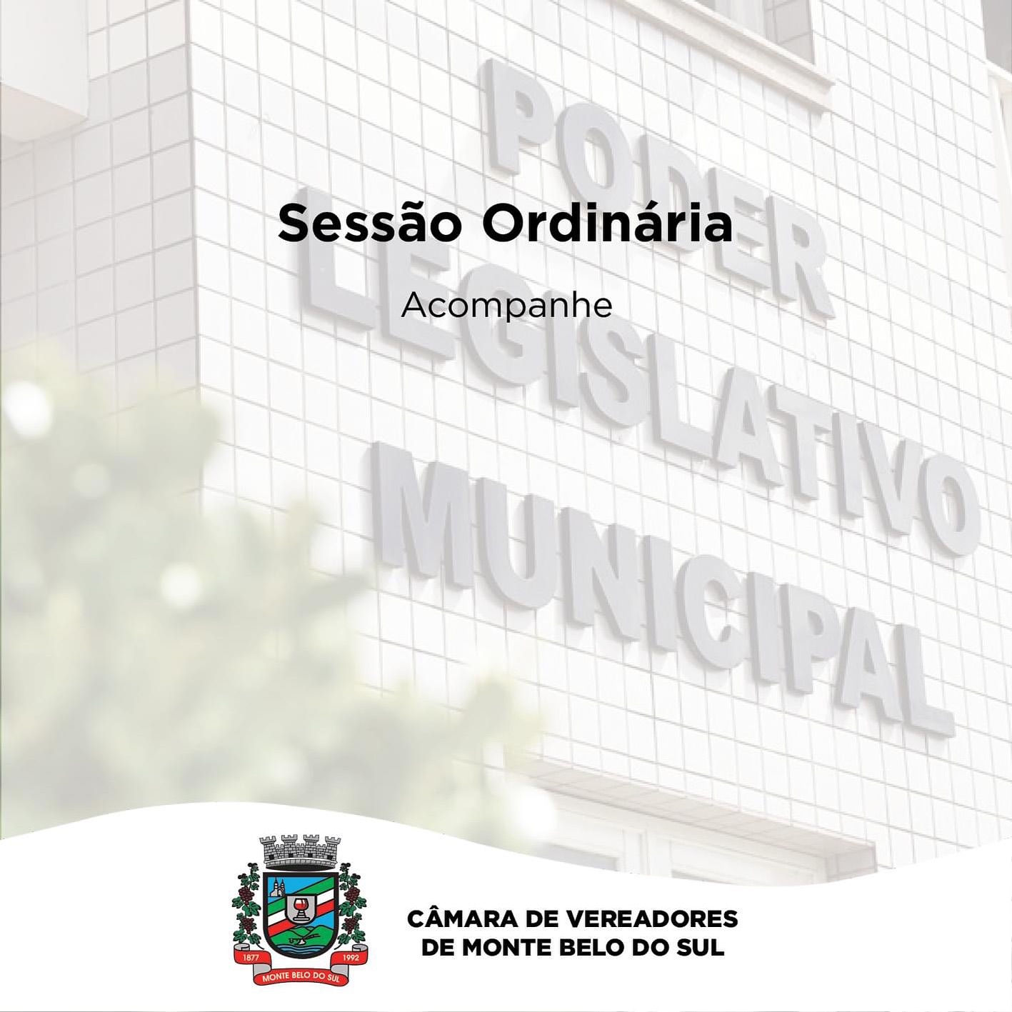 Câmara realiza Sessão Ordinária nesta terça-feira, 02 de abril 