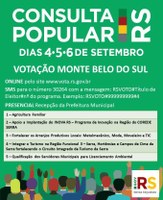 Consulta Popular RS é nesta semana