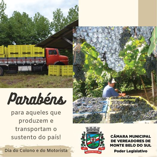 Homenagem ao dia do colono e motorista