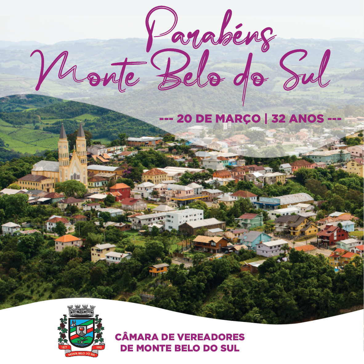 Monte Belo do Sul, 32 anos de história