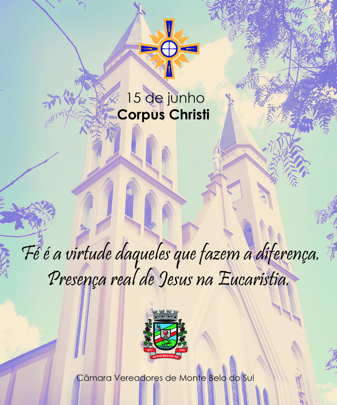 Monte Belo do Sul vive a tradicional festa de Corpus Christi