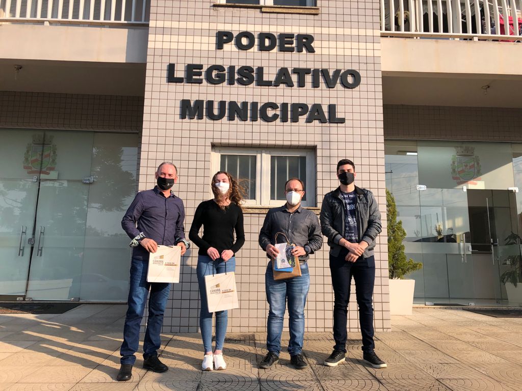 Monte Belo recebe a visita do vereador Felipe Gremelmaier de Caxias do Sul 