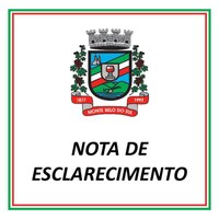 NOTA DE ESCLARECIMENTO PREFEITURA DE MONTE BELO DO SUL 