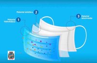 Novas orientações sobre o material que deve utilizado em máscaras 