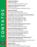 Prefeitura de Monte Belo do Sul orienta população sobre funcionamento de secretarias e serviços municipais no período de bandeira preta