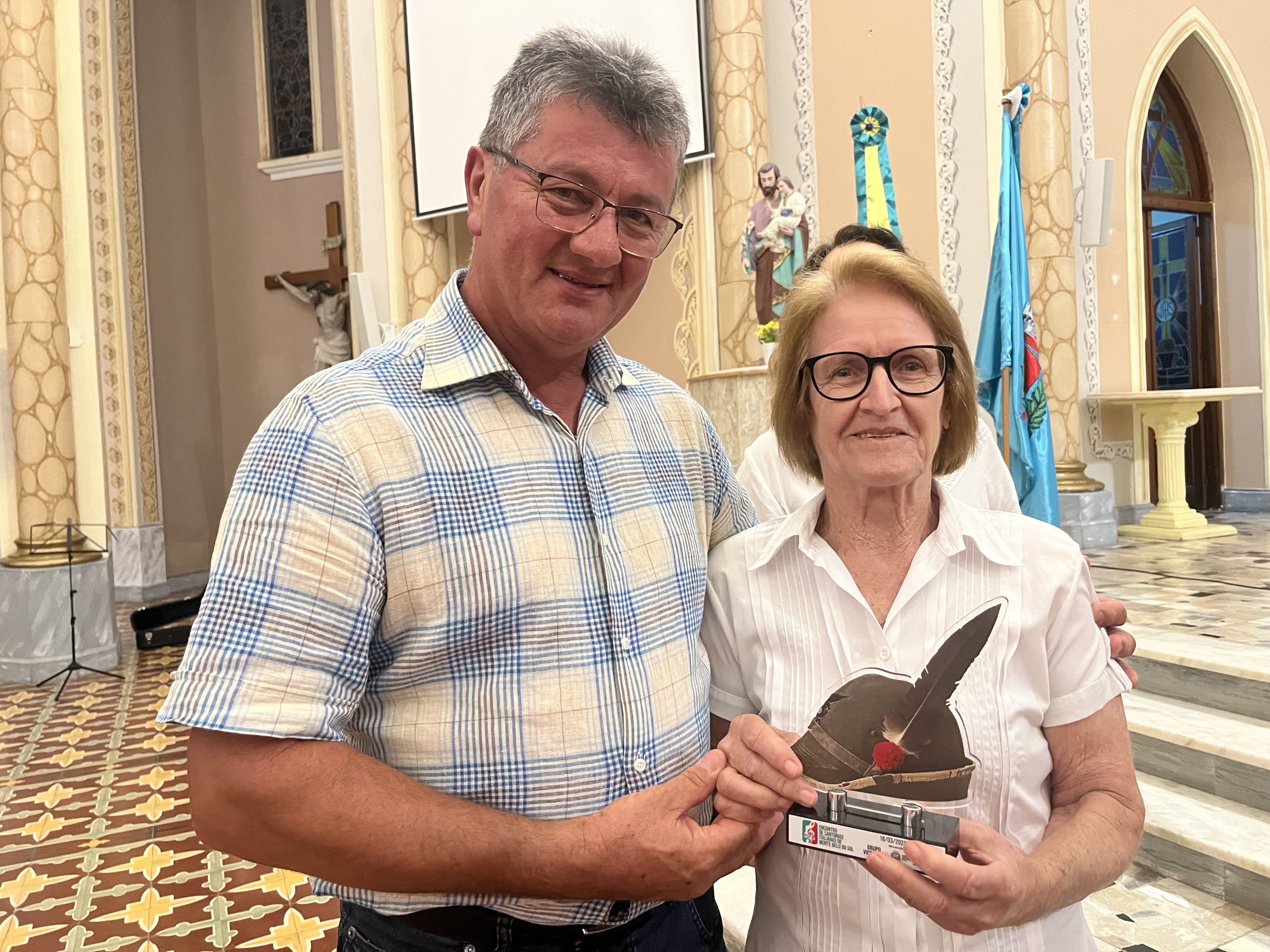 Vereador Luciano Bombassaro participa do Encontro de Cantorias Italianas