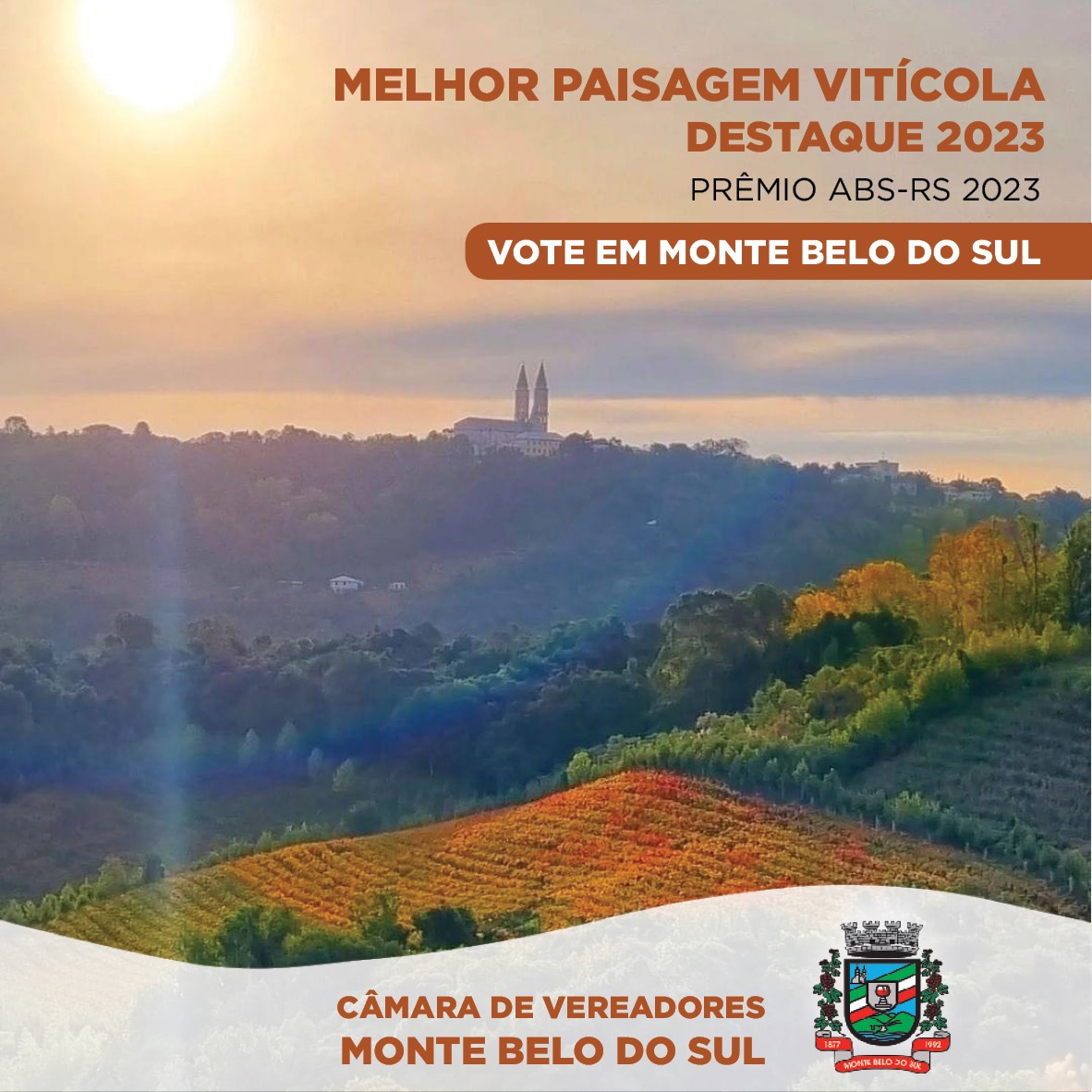 Vote em Monte Belo do Sul como paisagem Vitícola destaque em 2023